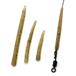 20PCS Carp Fishing Accessories Anti Tangle Sleeves Hook Sleeve for Hair Rig Carp Coarse Fishing Tackle