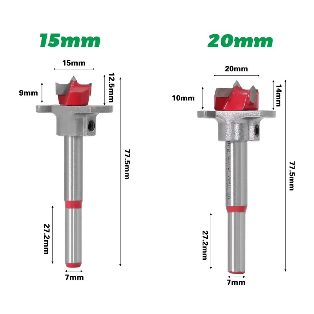 1 Chiếc 15-35 Mm Có Thể Điều Chỉnh Gỗ Lỗ Cắt Carbide Forstner Bộ Mũi Khoan Đầu Dụng Cụ Khoan Mũi Khoan hơi Nhàm Chán Bit