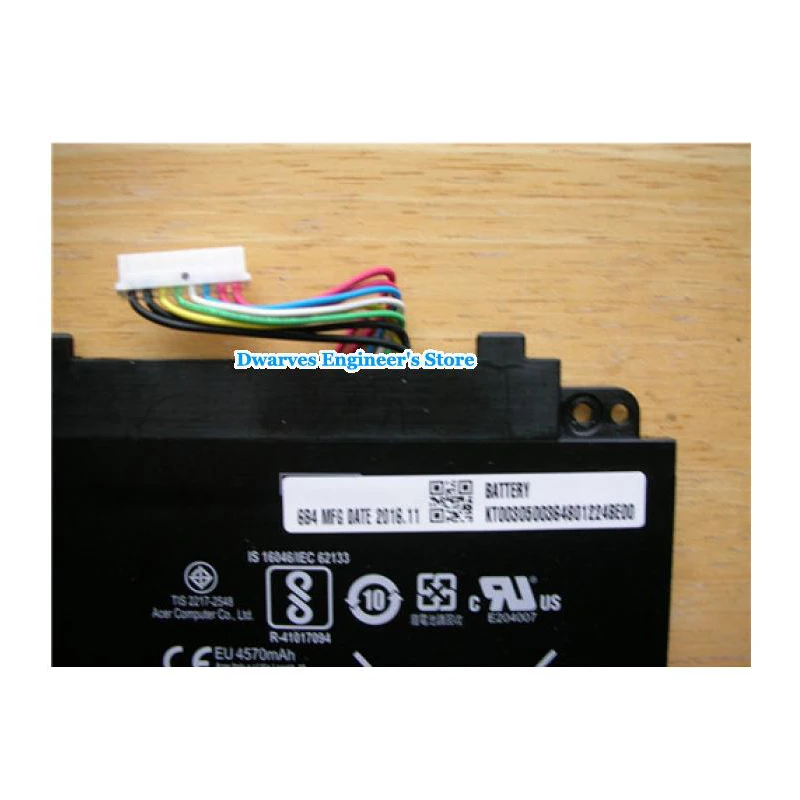 Imagem -05 - Genuine Ap15o5l 11.55v 4670mah Bateria do Laptop Ap1505l Ap15o3k Ap1503k 3icp4 91 91 para Acer Aspire S13 s5 R13 Chromebook Series