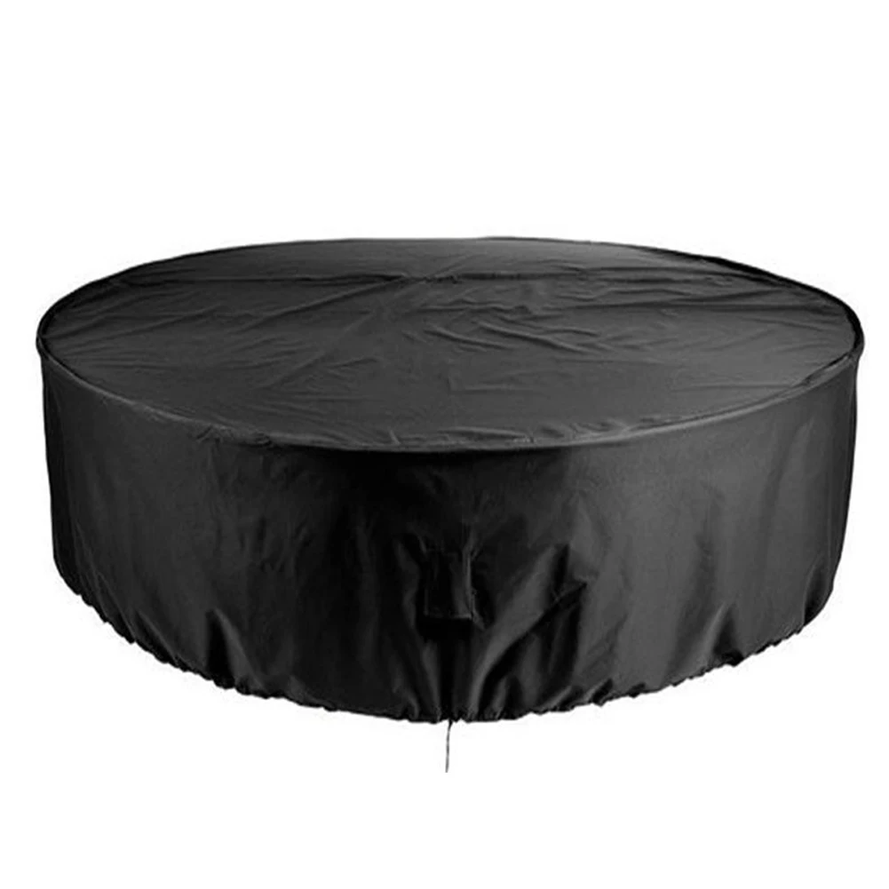 188x84cm Oxford Waterproof Round Table Cover Outdoor Furniture Cover for Table Sofa Chair Snow Rain Patio Protective Case 210D