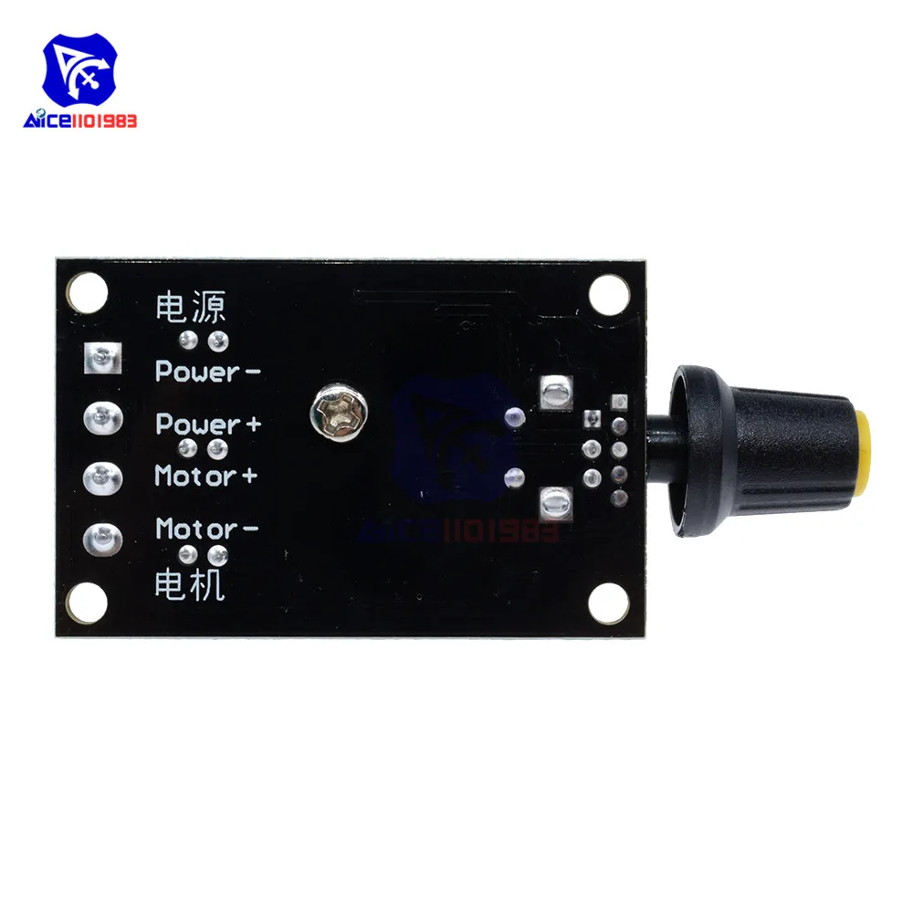 diymore NE555 DC 6V 12V 24V 28V 3A Max PWM Motor Speed Control Module DC Motor Switch Controller Duty Cycle 0%-100%