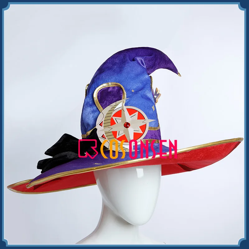 Genshin Impact Mona Cosplay Costume Mona Megistus Astrologer Outfit with Hat COSPLAYONSEN Custom Made