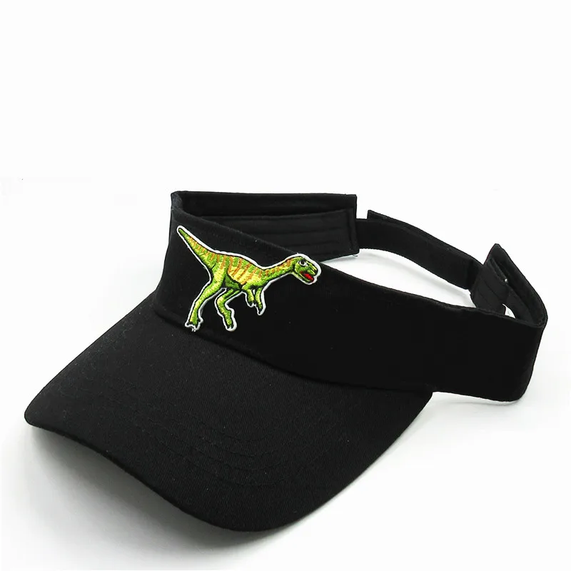 Ldslyjr Dinosaur Embroidery Visors Baseball Cap Adjustable Snapback Cap for Men and Women 92