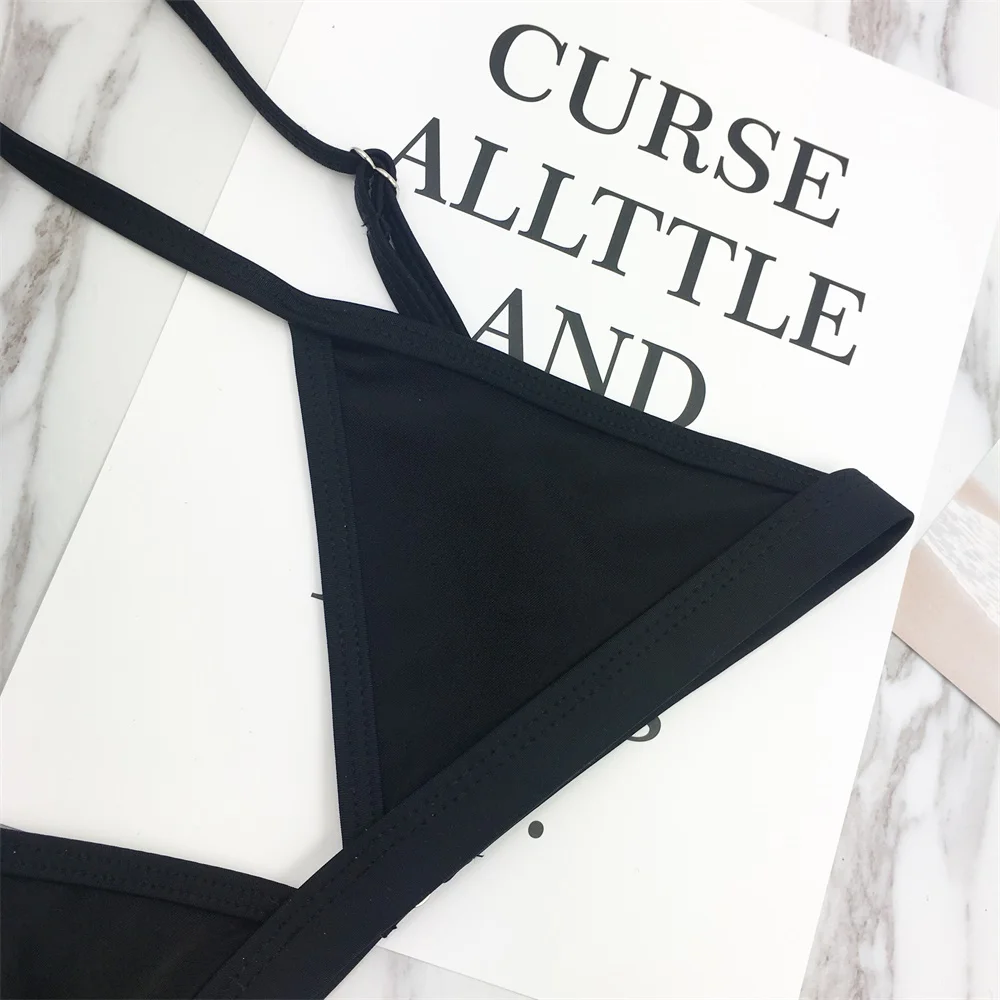 Solid Sexy Bikinis Sets Wire Free Swimsuit Women Spandex Swimwear Female Bikini Beach Bathing Suits Swim Wear Sets EF0003