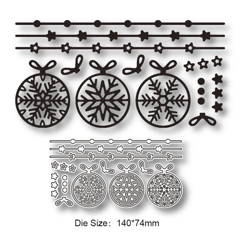 Christmas Snowflake Metal Cutting Dies new die dies 2021metal stamp scrapbook photo album cdecoration diy card craft punching