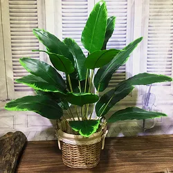 70-85CM Artificial Large Rare Palm Tree Banana Tree Green Simulated Plants Garden Hotel Office Home Decoration Accessories