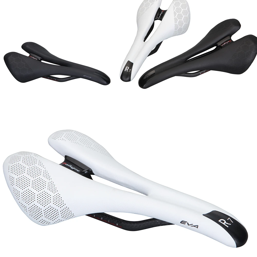 Bicycle Hollow Saddle for MTB Road Bicycle, Full Carbon Fiber, New Design, High Quality, R7, 168g, 2022