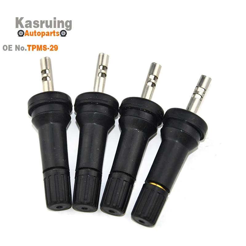 4pcs TPMS Valves for Nissan Patrol Tire Valves for TPMS Sensor Rubber Tubeless Valve Stem for Tire Pressure Monitoring System