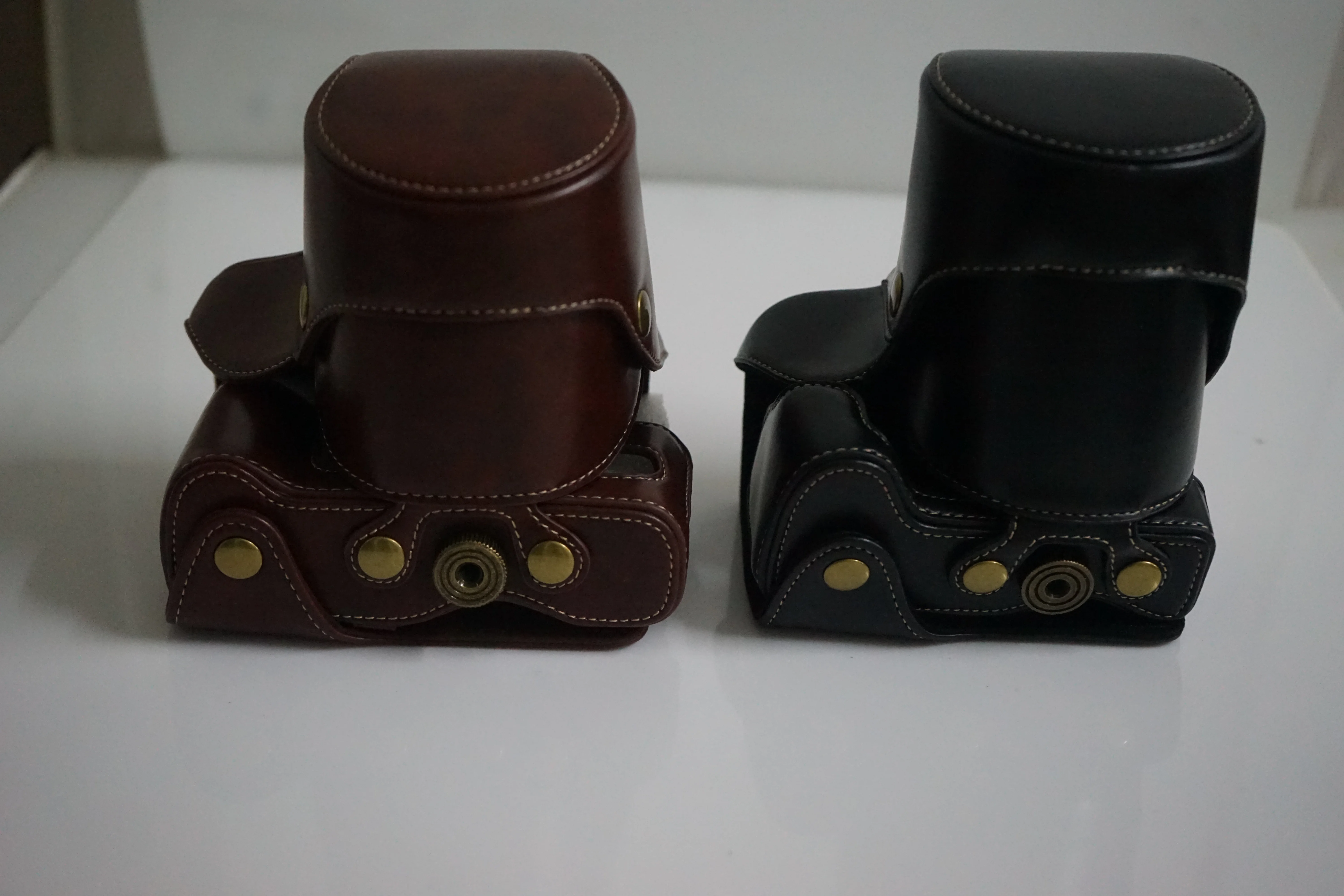 Nova bolsa de couro da câmera do plutônio para fujifilm xt2 X-T3 fuji xt3 X-T2 18-55mm lente câmera vídeo capa completa