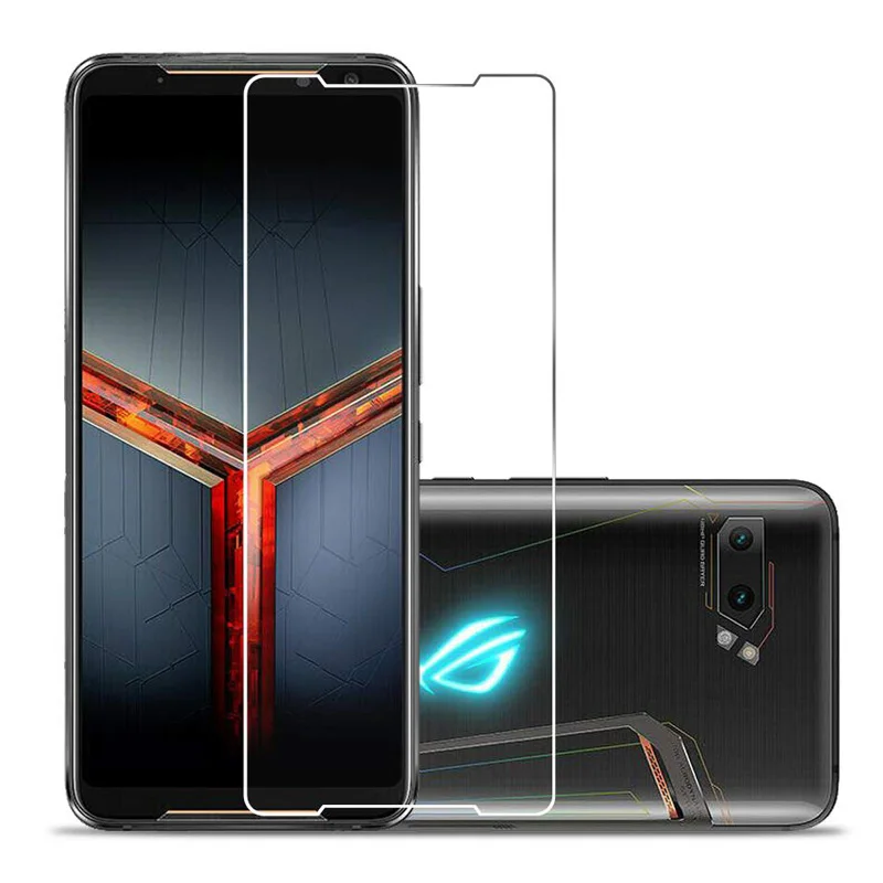 3Pcs Tempered Glass For Asus ROG Phone II ZS660K Rog 2 Screen Protector Shield For Asus ROG Phone 2 Glass Anti-scratch Film 9H