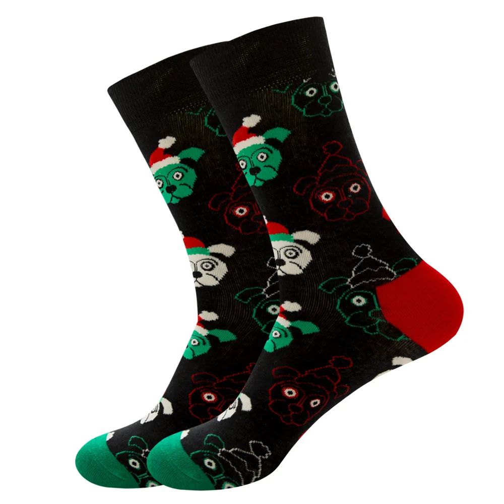 Cotton funny Socks Women New 2020 cute Autumn Winter New Year Santa Claus Fruit Animal Fish Happy Socks Christmas socks
