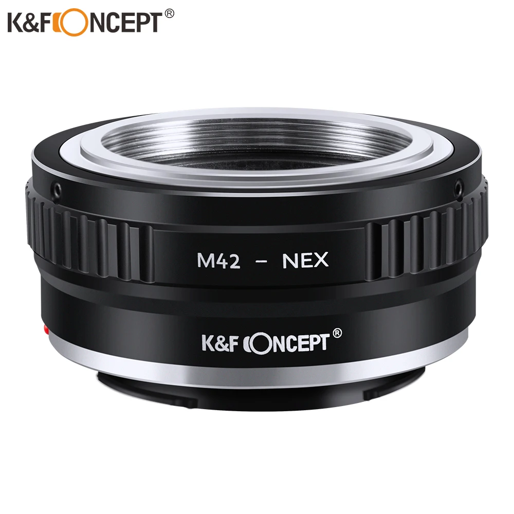 K&F CONCEPT M42-NEX for M42 Lens to NEX Pro E Mount Adapter Ring For M42 Screw Mount Lens to for Sony NEX E Mount Camera