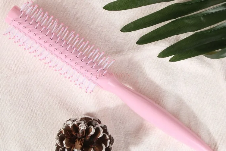 Round Comb Buckle Style Hair Comb Sale Sharp-tailed Hair Comb Cylinder Roller Comb Plastic Roller