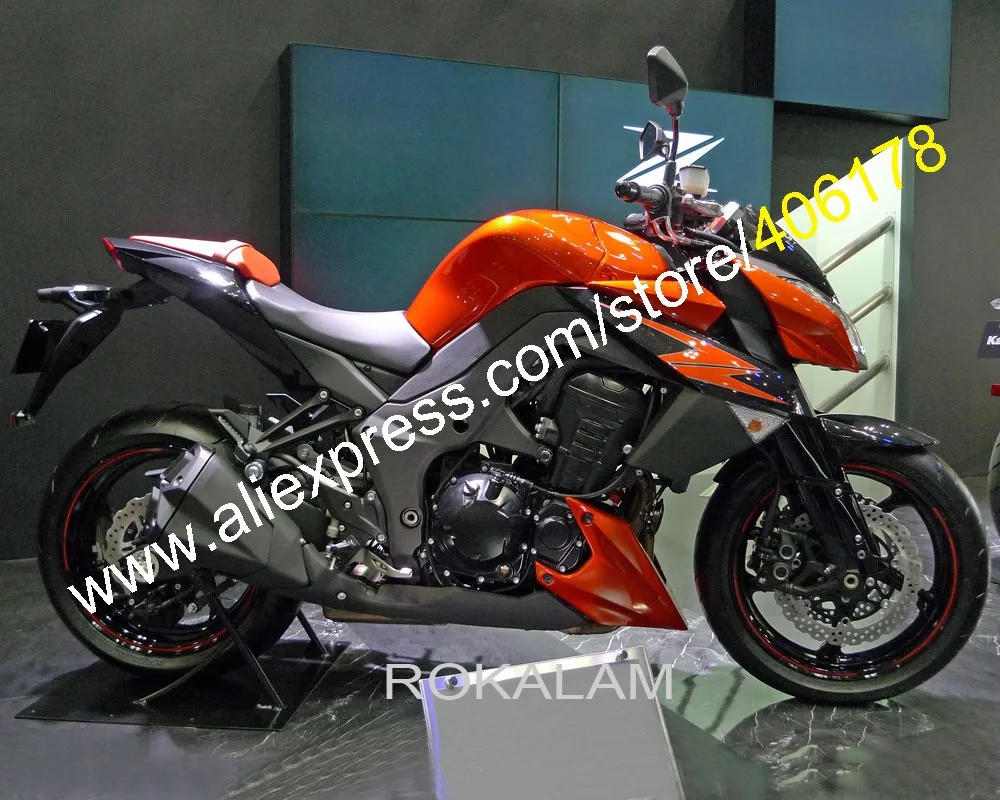 

Капоты для Kawasaki Z1000 2010-2013 Z 1000 10 11 12 13, черные обтекатели для мотоциклов, комплект послепродажного обслуживания (литье под давлением)