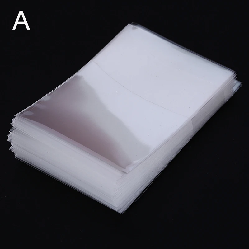 100Pcs 6.6Cm 6Cm X 9Cm Matte Cards Sleeves Cards Protector for Trading Cards Shield Magic Card Cover Transparent card holder