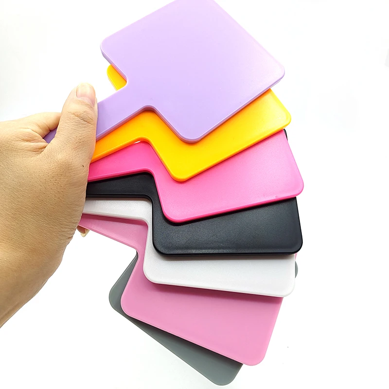 Factory Wholesale Custom Mirror Private Label Portable Square Shape Handheld Mirror Cute Small For Daily Cosmetic Makeup