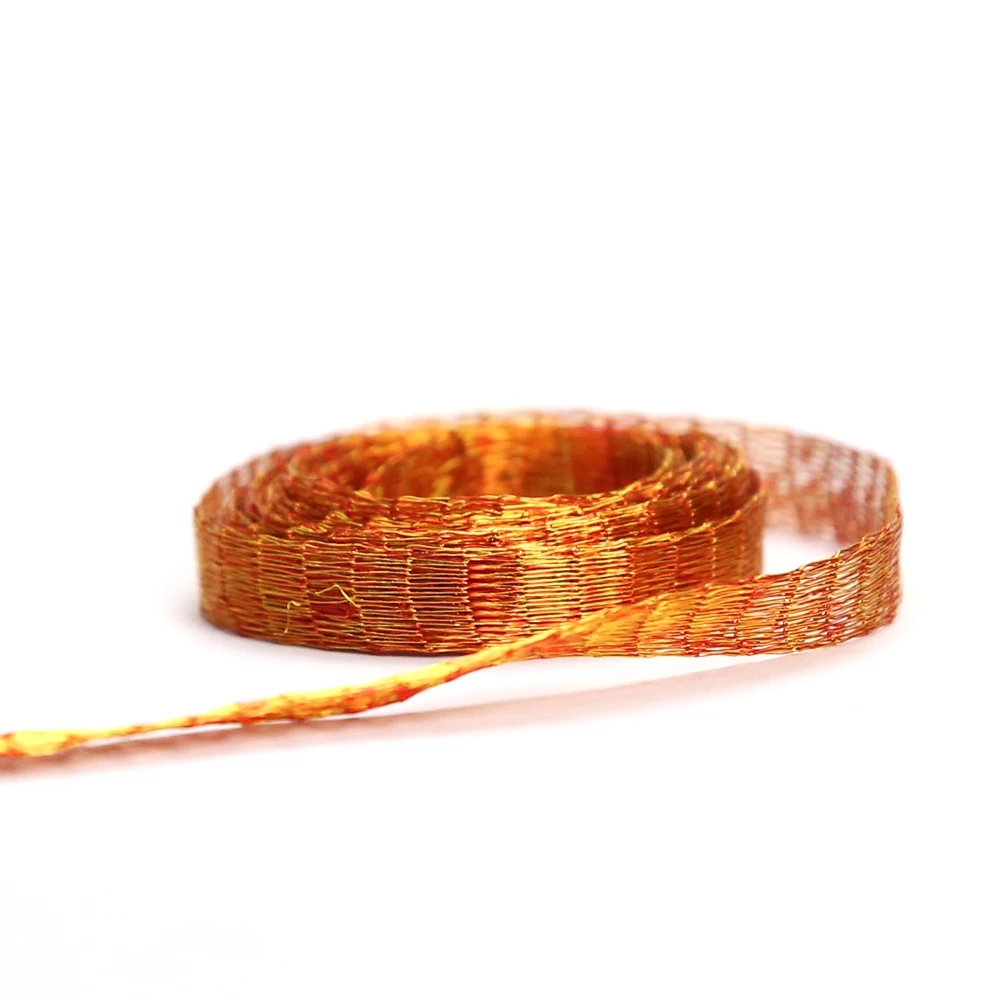 XUQIAN Top Seller 1mm 3mm 6mm 10mm 18mm 20mm Mesh Copper Wire Ribbon for DIY Jewelry Making W0005