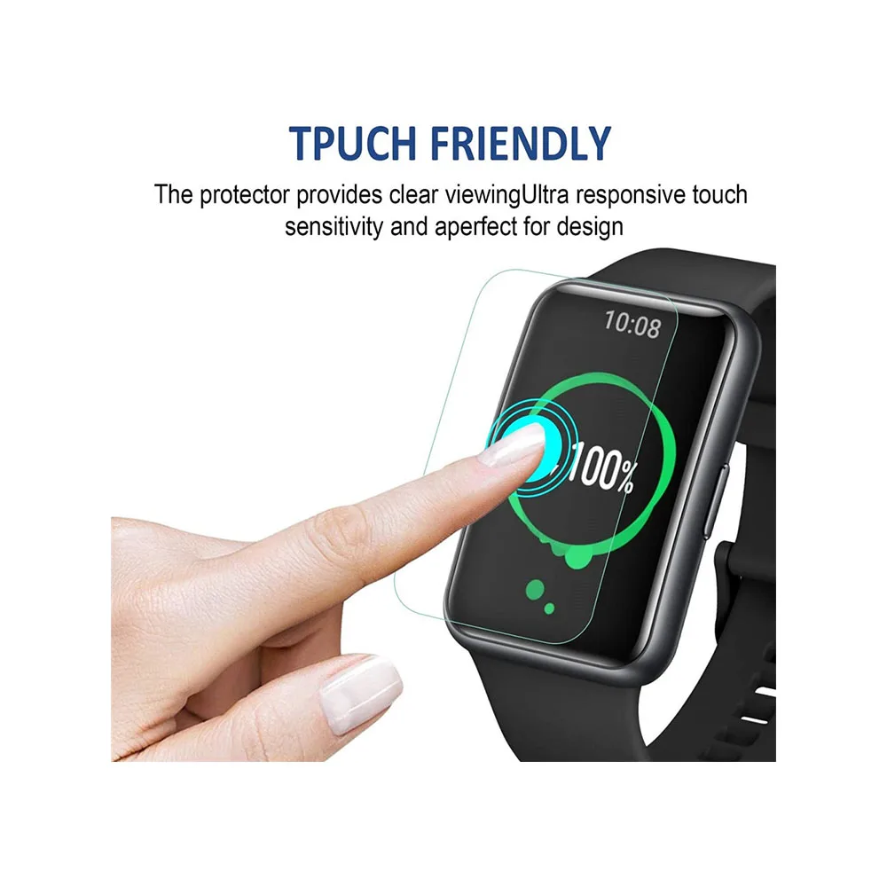 Мягкая Гидрогелевая прозрачная защитная пленка, 2 шт., защита для умных часов Huawei Fit /Honor ES, защитная крышка на весь экран