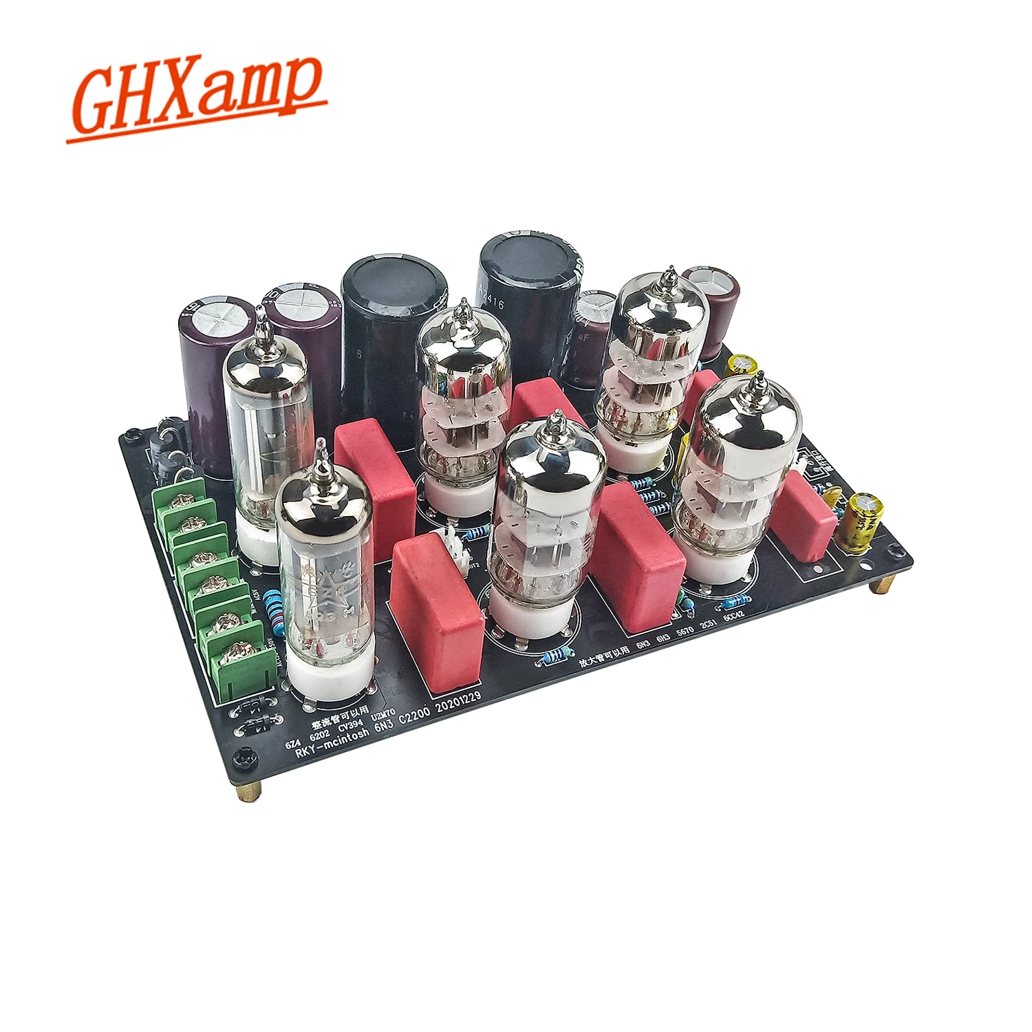 

GHAMP 6Z4+6N3 Tube Preamplifier HiFi Valve Amplifier Preamp Borad For McIntosh C2200 Circuit Design Home Audio Amp 1PC