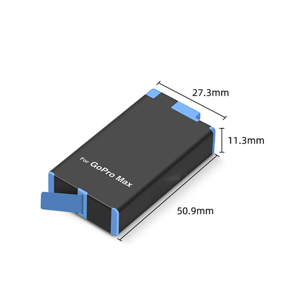 

For GoPro MAX Camera Replacement Batteries Dual Slot Battery Charger for GoPro MAX Panoramic Action Camera Accessories