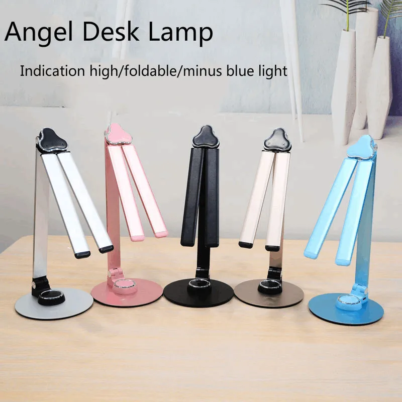 

LED Piano Light Aluminum USB Desk Lamp Learning Metal Student Eye Protection Lamp Rechargeable Foldable Three-Color Adjustable