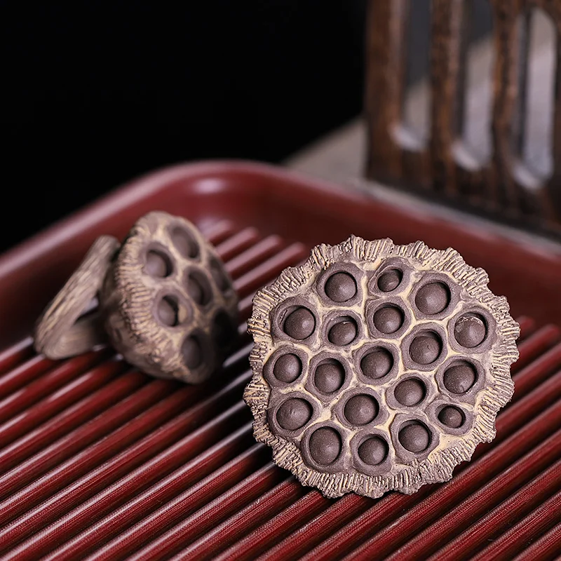 |sand tea pet small place decoration high-quality goods play tea lotus seed tea to keep pure manual zen tea personality