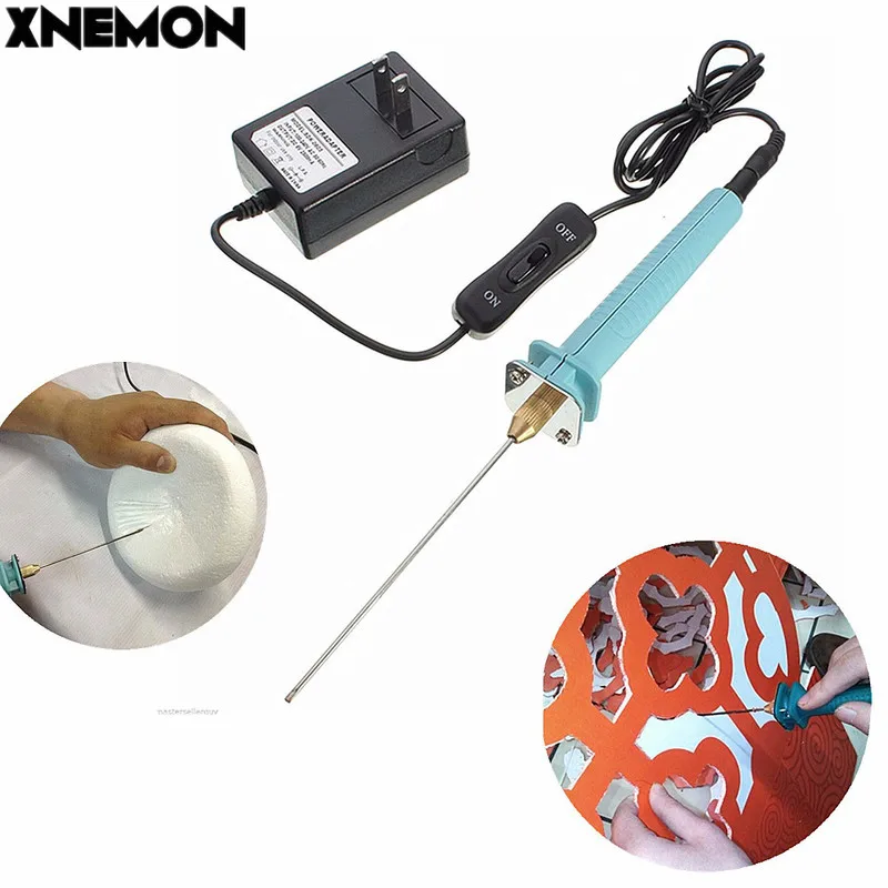 XNEMON Knife Styrofoam Cutter 10CM Pen Cut Foam KT Board Wax Cutting Machine Electronic Voltage Transformer Adaptor