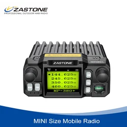 Zasto MP380+ VHF/UHF Car Walkie Tallie 136-174MHz 220-270MHz 400-480MHz 350-390Mhz Quad Band Mobile Radio Mini Radio Transceiver