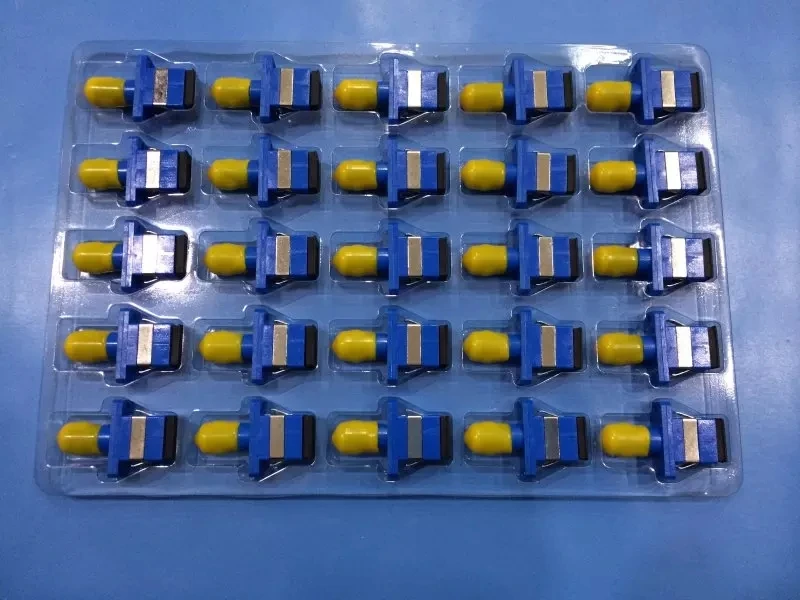 Adaptador de fibra óptica SC-ST simplex monomodo st para sc ftth acoplador sc upc conector de fibra óptica, elink, frete grátis, 100 peças