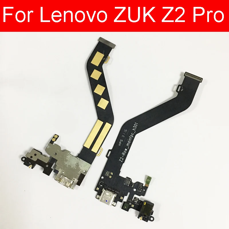 

100% Genuine USB Charger Port Dock Board Flex Cable For Lenovo ZUK Z2 Pro microphone Headphone Jack Audio Charging Repair Parts