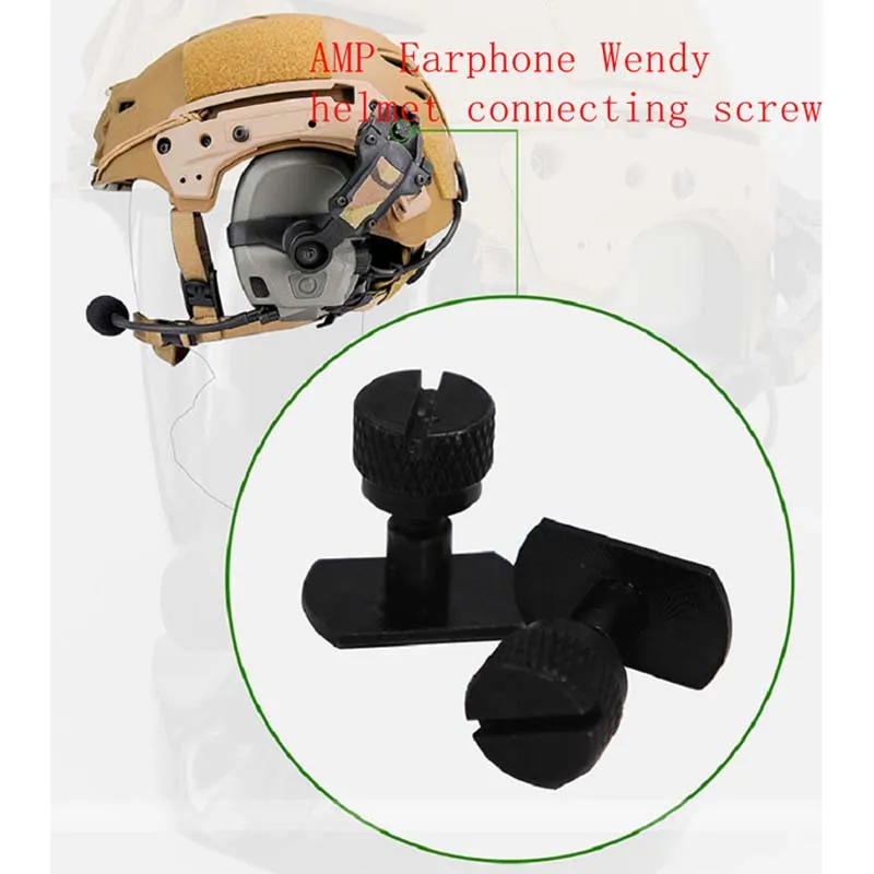 AMP Tactical Noise Reduction Headset Team Wendy Helmet Connection Screws Options