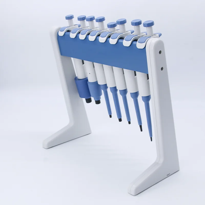 IKEME Micropipette Stand Linear Pipette Stand Rack and Holder L Type