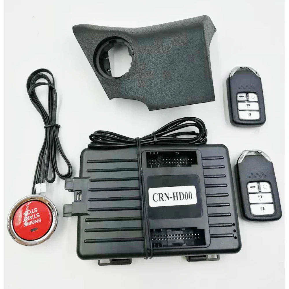 

For Honda VEZEL HRV Car Year 2015-2019 Add Push Start Stop Remote Start System PKE Keyless Access Plug and Play Car Accessorie