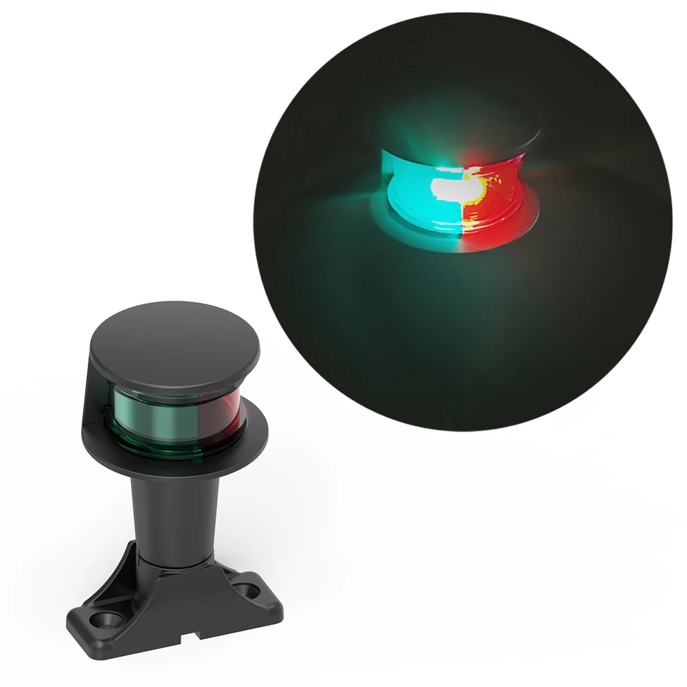 12V LED Marine Yacht  Lamp 2 Nautical Mile Visibility Red and Green  Navigation Boat lights