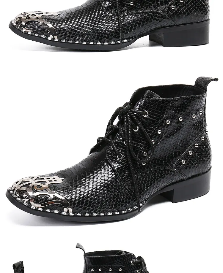 Sommer Mann spitz Frenulum Schuhe Kleid Stiefel Modell Show Schuhe Bankett Party personal isierte Rindsleder heiraten Herren schuhe – Detail 3