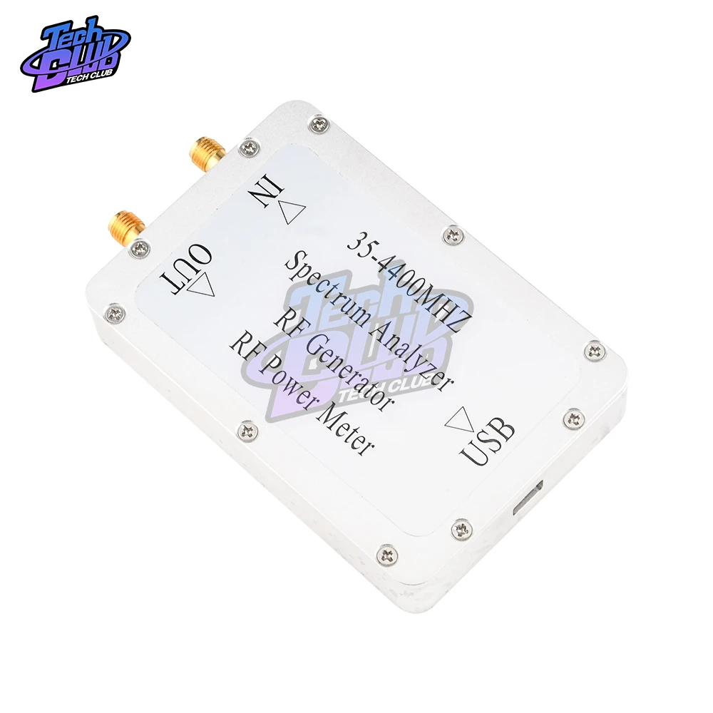 35-4400MHz Spectrum Analyzer With Aluminum Alloy Shell Sweep Signal Source Power Meter With A USB Interface