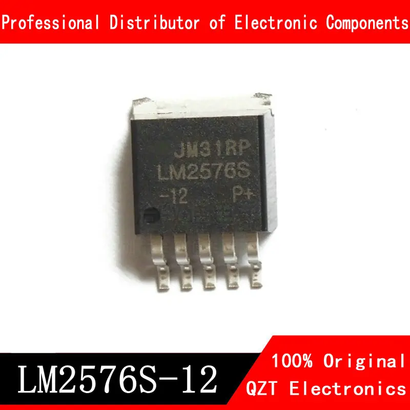 10PCS LM2576S-12 TO-263 LM2576SX-12 LM2576-12 TO263 LM2576S LM2576 New and Original IC Chipset