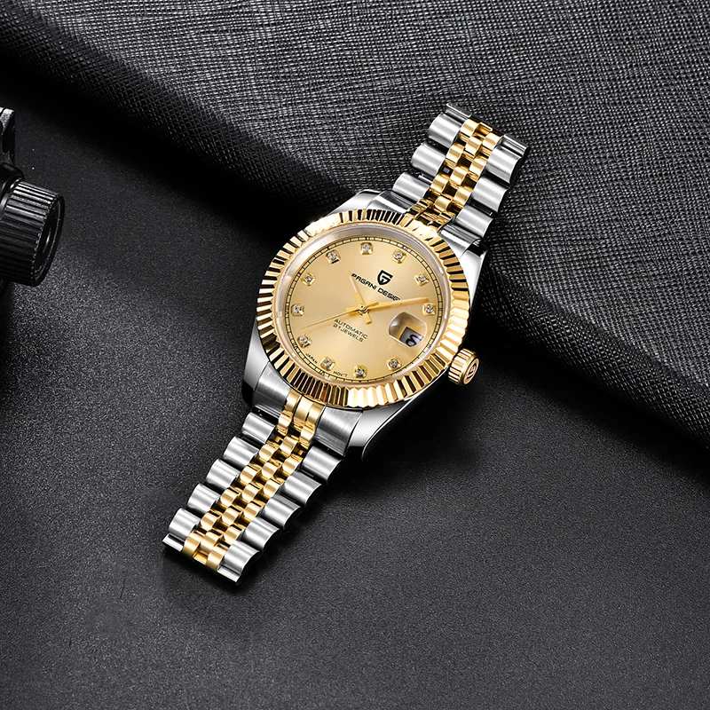 PAGANI DESIGN Men Mechanical Watch Top Brand Luxury Automatic Watch Sport Stainless Steel Waterproof Watch Men relogio masculino