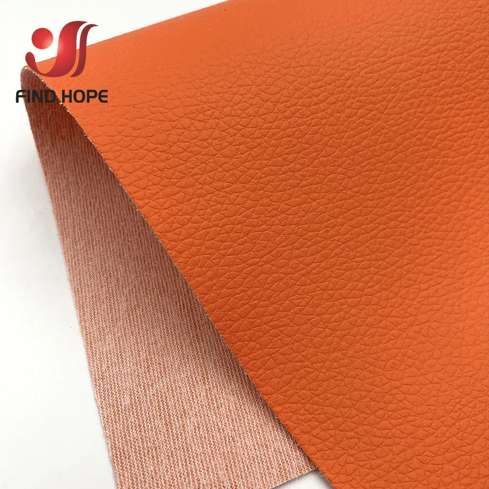 Litchi PU Faux Leather Synthetic Fabric Earring Sewing Sheet for Sofa Car Bag DIY Bow Decoration Waterproof Handmade Material