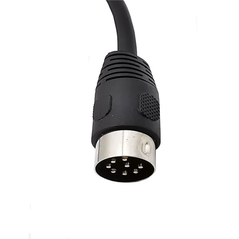 محول كابل 8-Pin DIN ، محول ذكر إلى 2 أنثى ، 0.3 متر