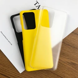 Simple Ultra-thin Matte Hard Phone Case For Xiaomi 11T Pro 11TPro 5G Anti-fingerprint PC Back Case Cover
