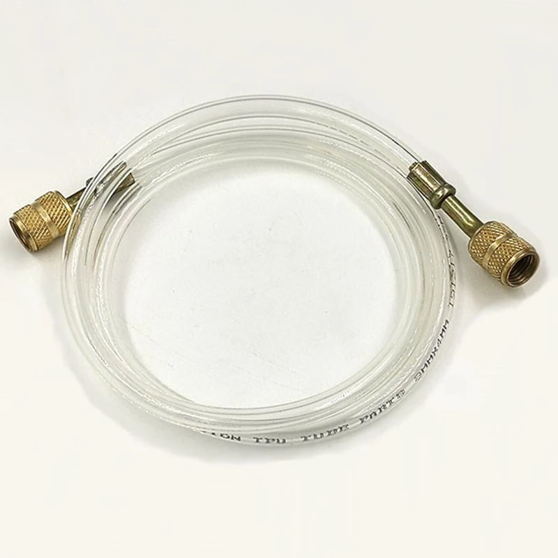 

1pc Air Conditioning Parts Add Fluoride Tube Transparent Hose High Pressure Freon Pipe Refrigerator Liquid Add Fluorine