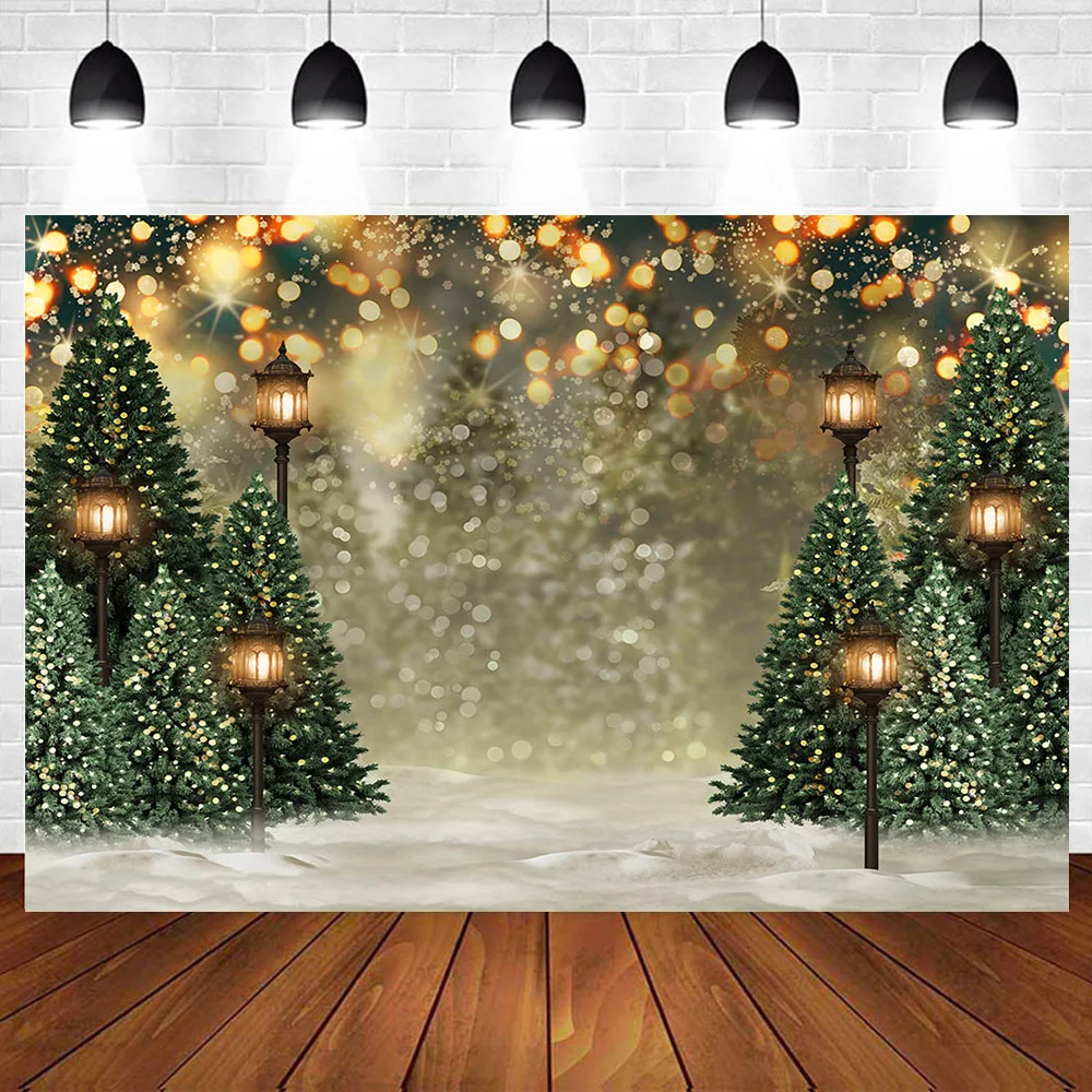 Photography Backdrops Christmas Backdrop Fireplace Tree Baby Shower Photo Background Children Portrait Backdrop Photo Prop