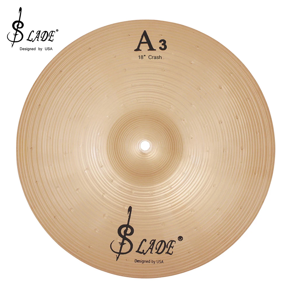 SLADE 18/20 Inch Phosphor Bronze Cymbals For Drums Kit Crash Ride Cymbal Percussion Musical Instrument Jazz Drum Music Tools