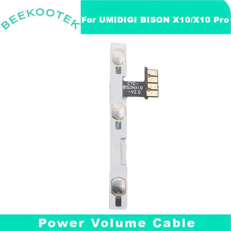 

New Original UMIDIGI BISON X10 Cellphone Power Volume Cable FPC Repair Replacement Accessories For UMIDIGI BISON X10 PRO Phone