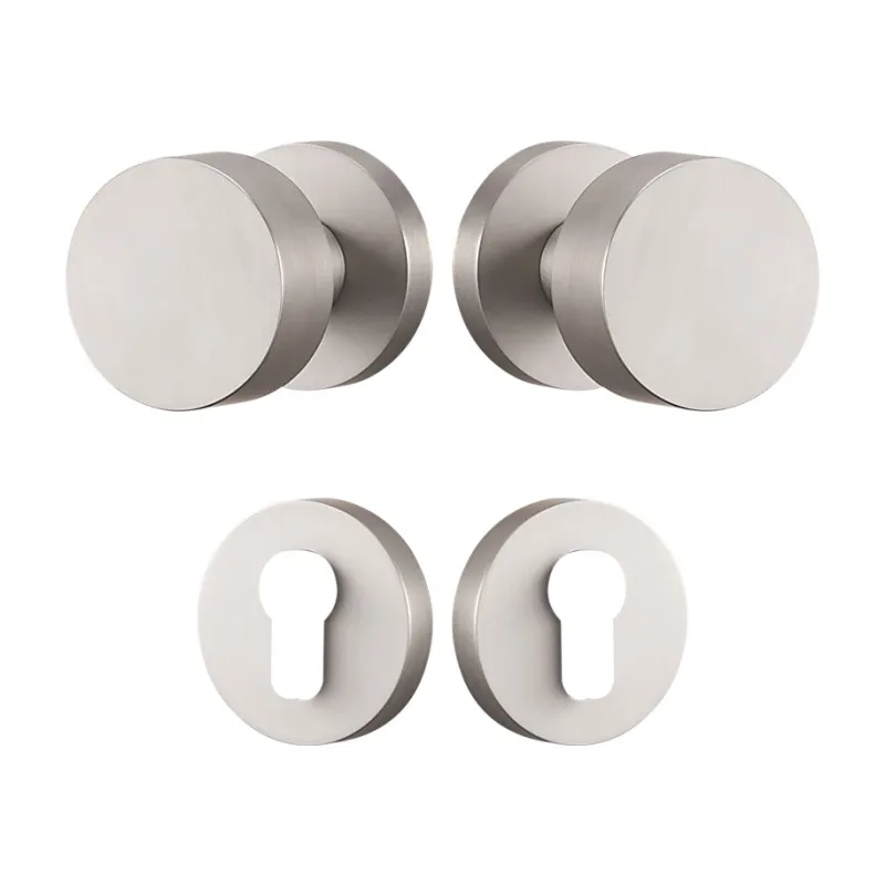 Dooroom Door Lever Set Black Nickel Brass 4