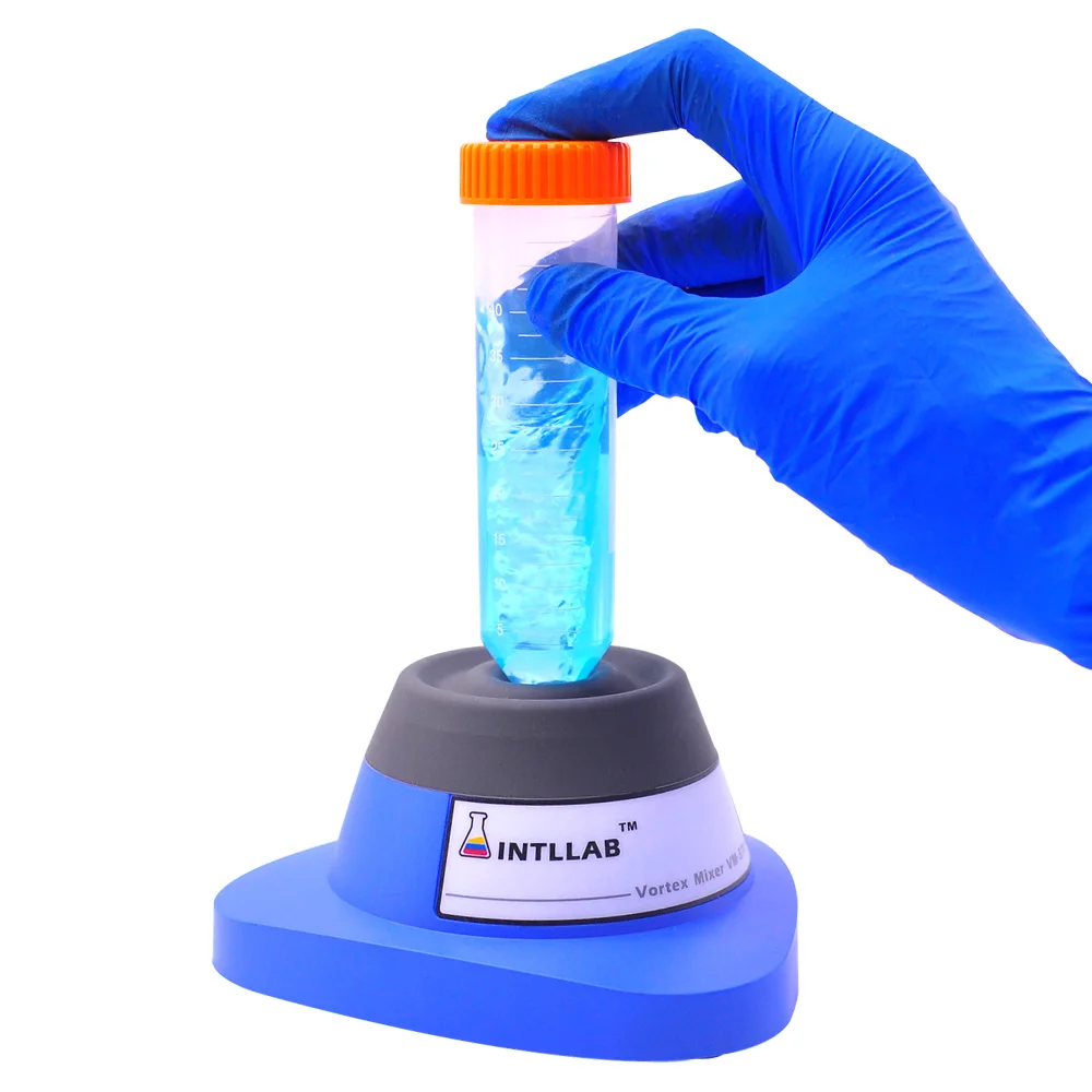 Intllab-misturador de Vórtice Laboratório com Função de Toque Vórtice Tinta de Tatuagem Esmalte em Gel Adesivos de Cílios Tubos de Ensaio e Tubo Centrífuga