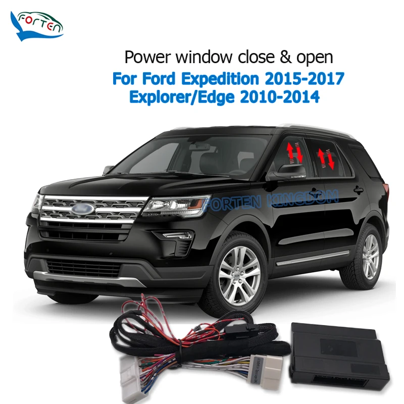 

Forten Kingdom Car Auto Window Lift Close Closer Open Kit Module For Ford Expedition 2015-2017/ Explorer/Edge 2010-2014