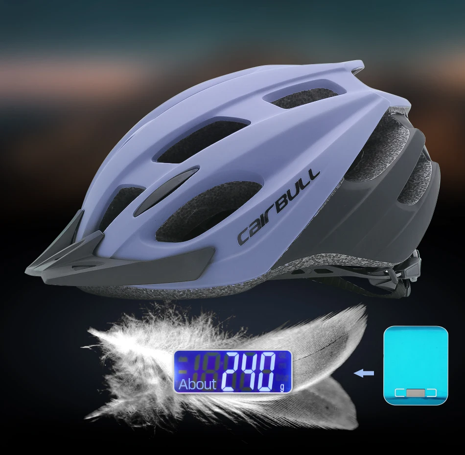 CAIRBULL New AllSET MTB Cycling Helmet Adjust Visor Mountain Road Bicycle Helmet Men Women Riding Sports Safety Bike Helmet BMX