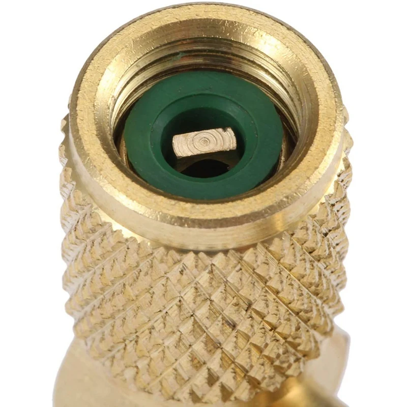 R12 Zu R134 EINE Hohe/Niedrigen AC Fitting Port Retrofit Conversion Adapter, schnelle Koppler Ventil A/C 90 Grad Fitting